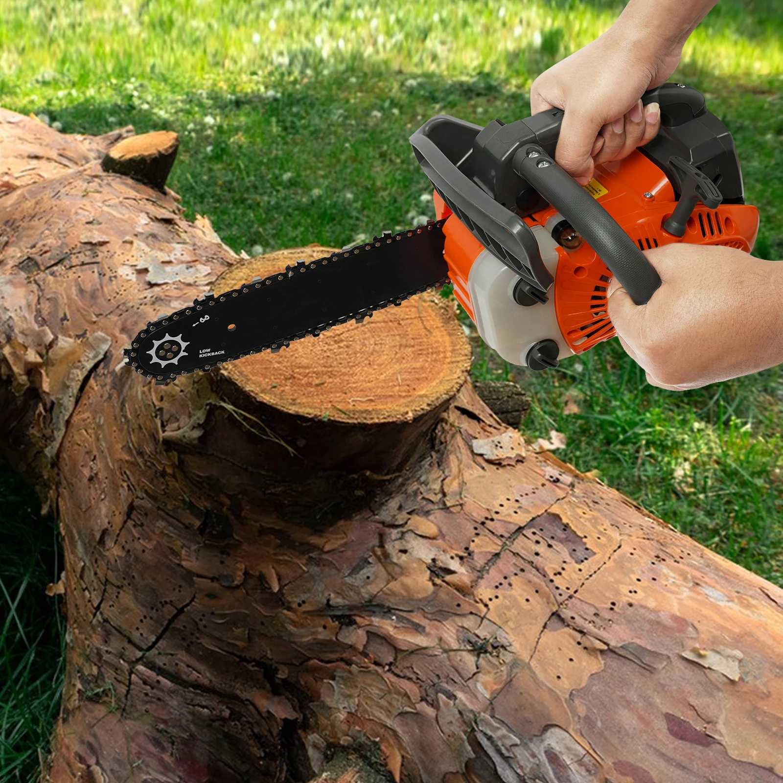 25.4Cc مقبض علوي بالمنشار البنزين بالمنشار 2-السكتة الدماغية محرك بالمنشار 12 بوصة البنزين بالمنشار #4