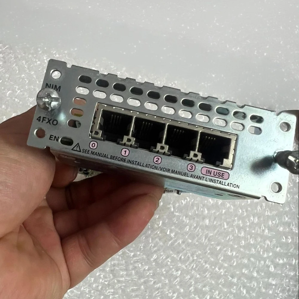 Placa de expansão do roteador Switch NIM-4FXO