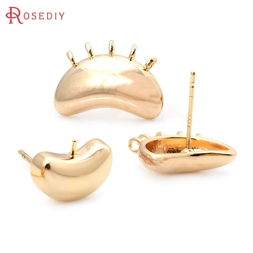 6PCS 18K Gold Color… - image