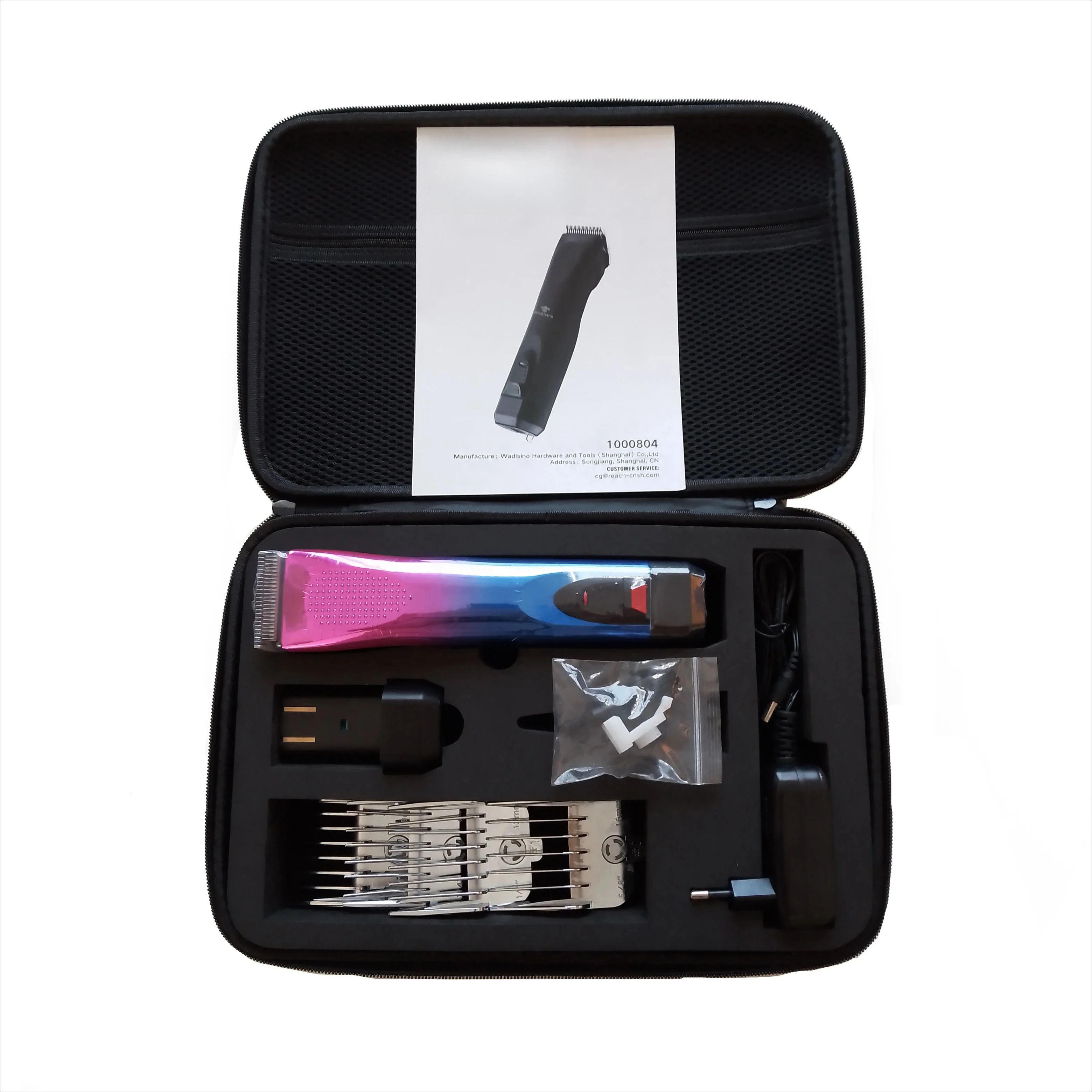 Máquina de cortar cães, cabo recarregável de baixo ruído, kit elétrico sem escova para tosa de animais de estimação, cortador de cães a5