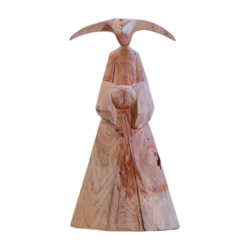 Handmade art creative abstract wood ornament high-end home hotel commercial carving ornament