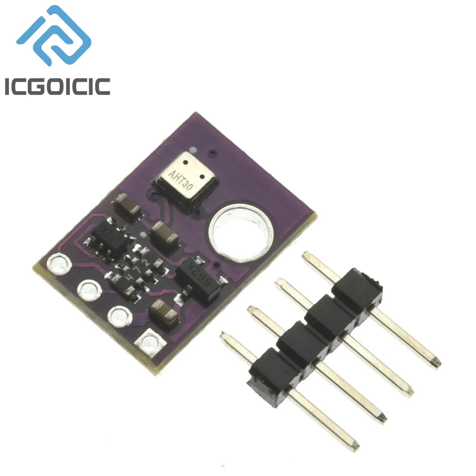 AHT30 Temperature Humidity Sensor Module I2C Digital Output High Precision Wide Voltage for Arduino Raspberry Pi DIY