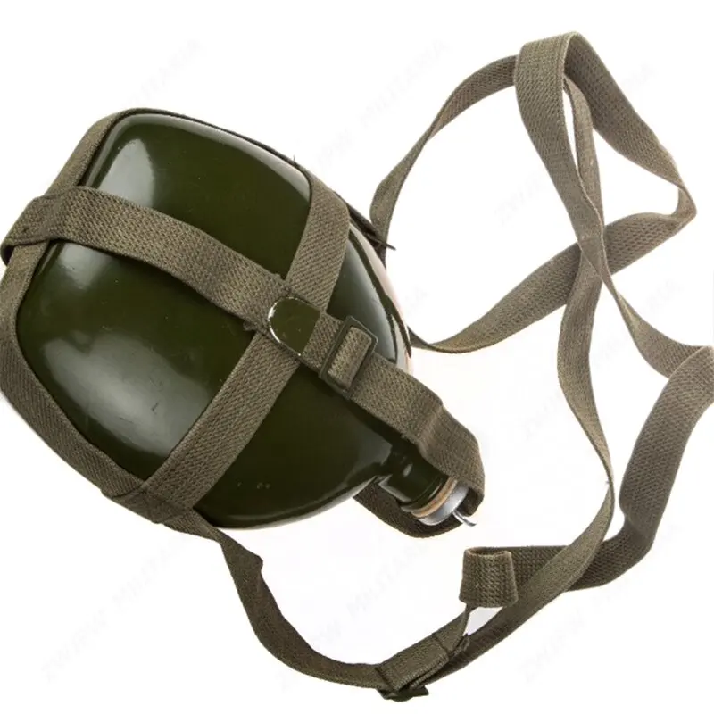 الحرب العالمية الثانية WW2 الصينية الألفية KMT الجيش 1L الألومنيوم غلاية مقصف في الهواء الطلق زجاجة ماء التنزه تسلق التخييم CN10401