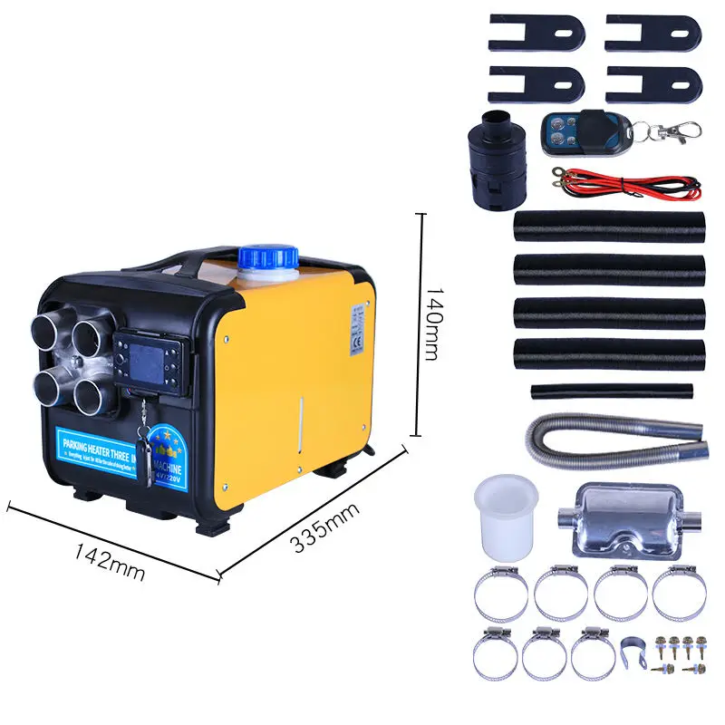 Pemanas Parkir 12v 24v 220v Pemanas Portabel Parkir Diesel Bersertifikat Pemanas Diesel Otomatis Bertenaga Baterai