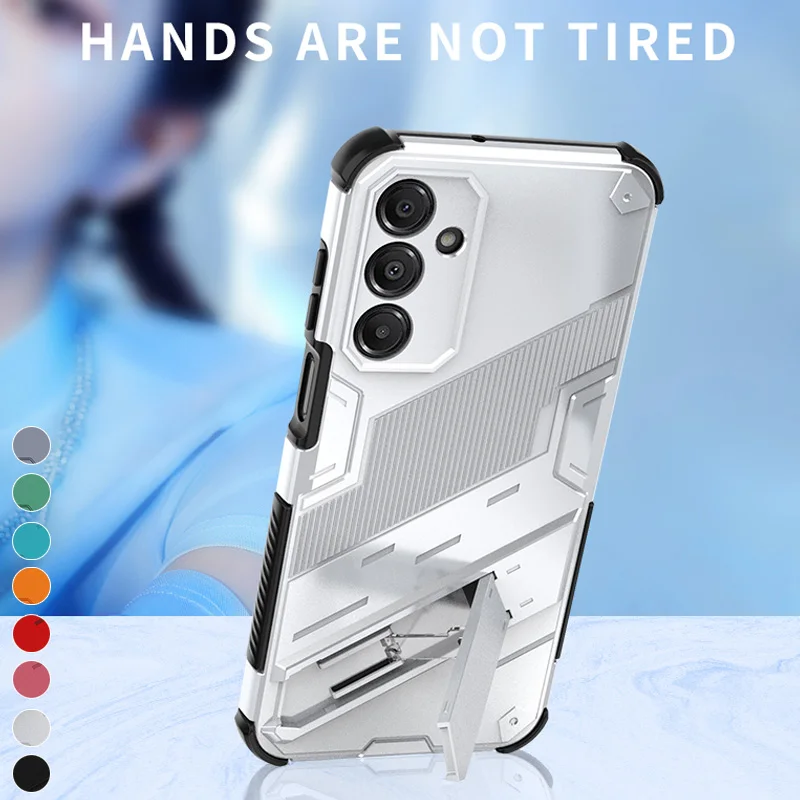 

Armor Shockproof Magnetic Holder Wallet Phone Case For Samsung Galaxy A27 A17 A07 A56 A36 A26 A16 A55 A35 A15 Stand Back Cover