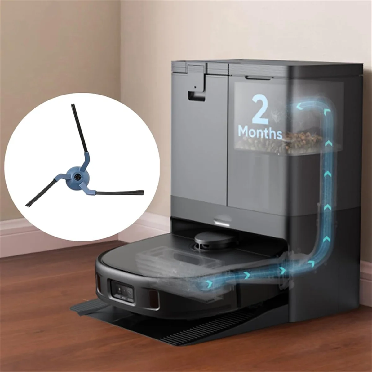 Top-rFor Eufy X10 Pro Omni Robot Vacuum Cleaner Side Brush Accessories Spare Parts 24