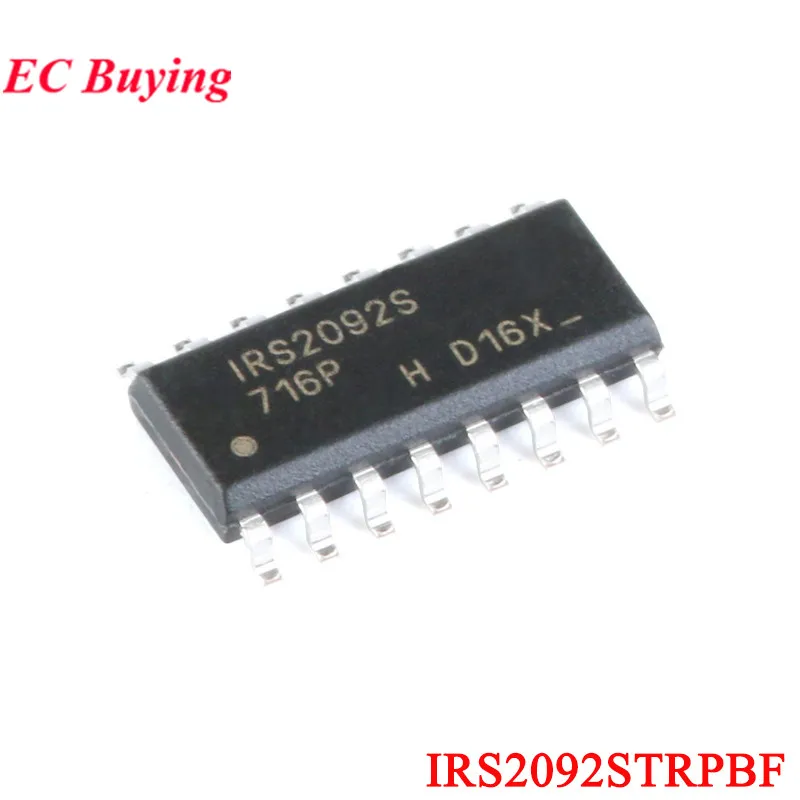 10Pcs/1pc IRS2092S IRS2092SPBF IRS2092 IRS2092STRPBF SOIC-16 High-performance Class D Mono Audio Amplifier Driver IC Chip