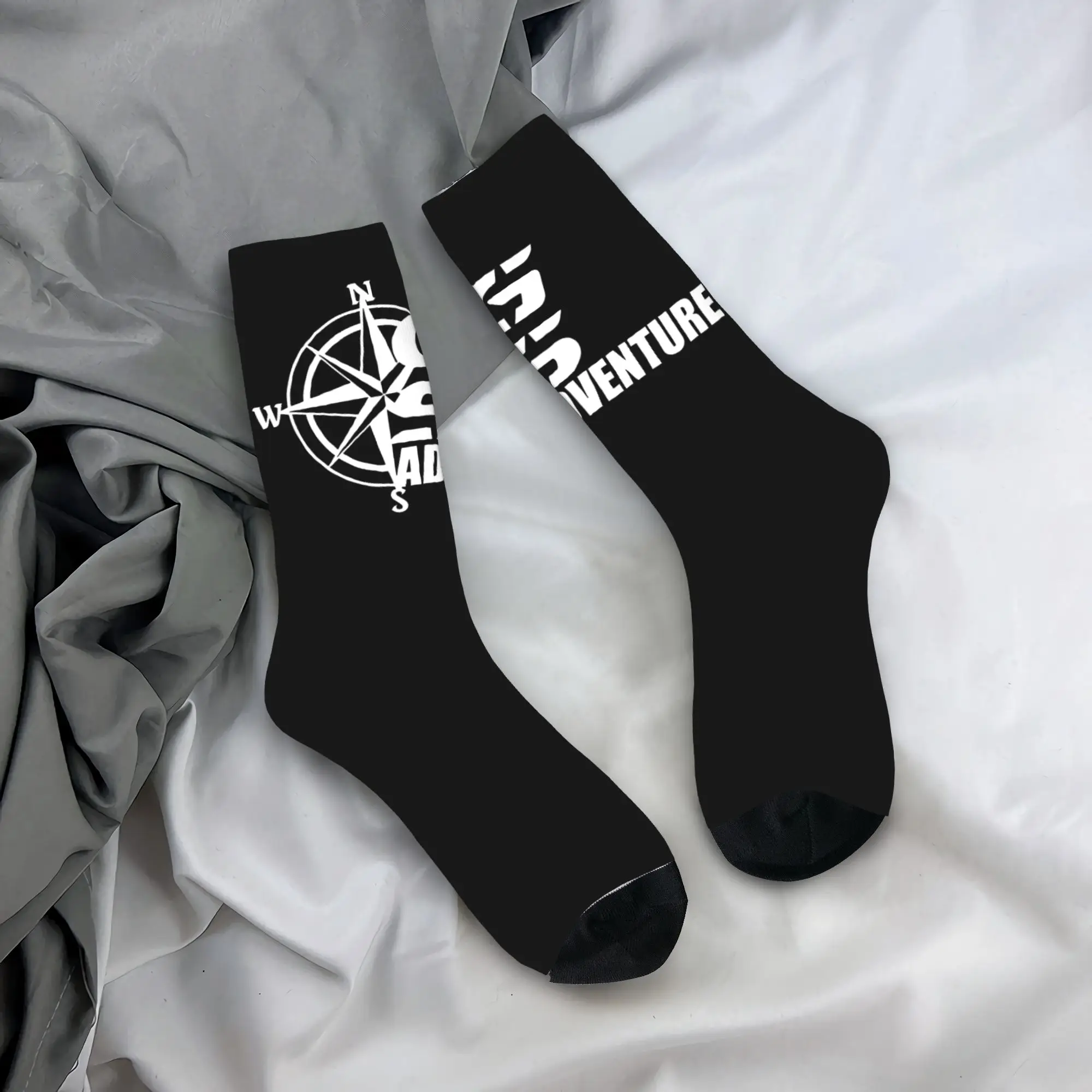 

Мотоциклетные носки Custom Kawaii Print GS для мужчин и женщин, эластичные, для лета, осени и зимы, в стиле Motorrad Biker Crew