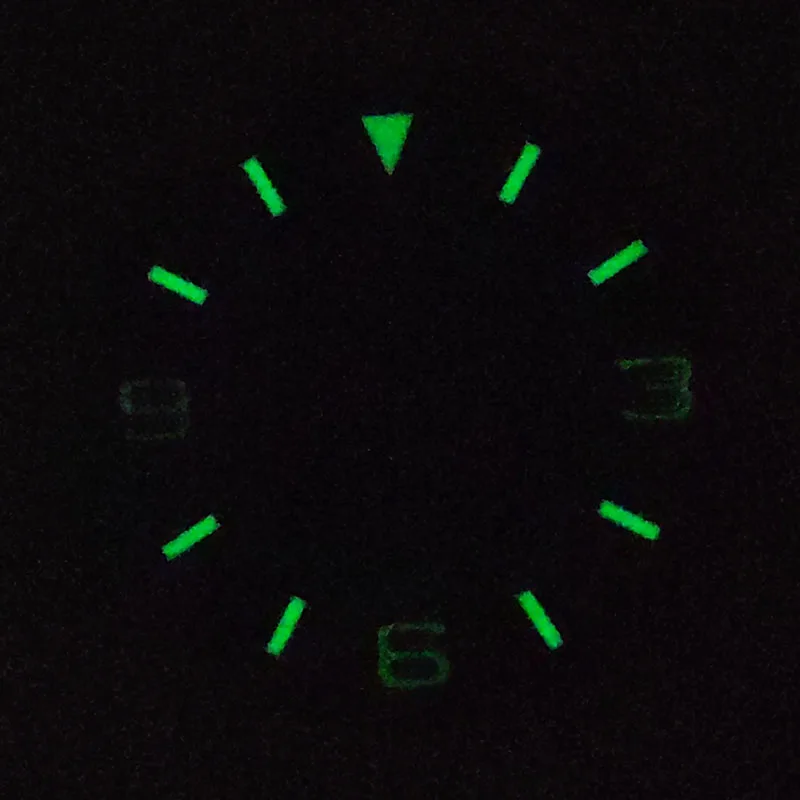 NH35 Explorer 3-6-9 Dials 28.5mm Custom S Logo DIY Logo Watches Smooth Dial Green Luminous Watch Case Replace Accessories Parts