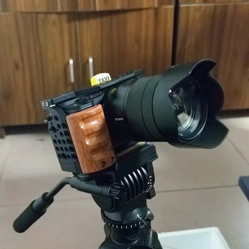 A6100 a6300 a6400 a6500 kamera käfig für sony a6000 zubehör vlog fall hand halterung kalt schuh mikrofon led licht halterung video rig – Detail 10