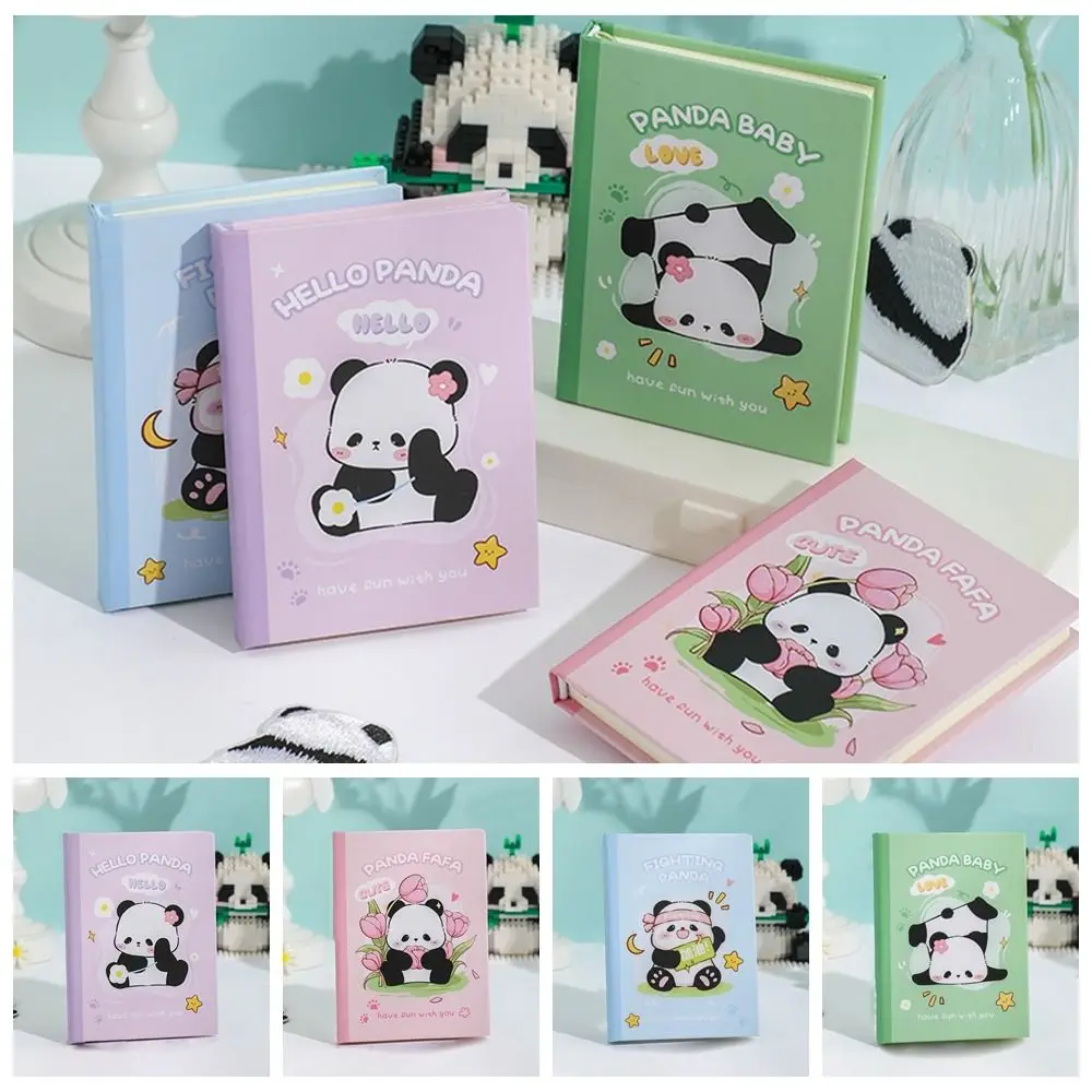 Memo Diary Planner A7 Mini Pocket Notebook Taking Notes Thickening Business Notepad Panda Pattern Diary Notebook Office Supply