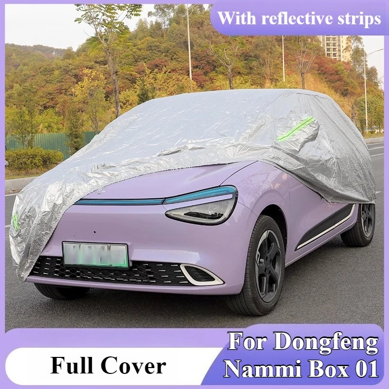 

Car Sun Shade Cover Outdoor for Dongfeng Nammi Box 01 Anti-UV Rain Snow Dust Protection Full Covers Frost Scratch Protective