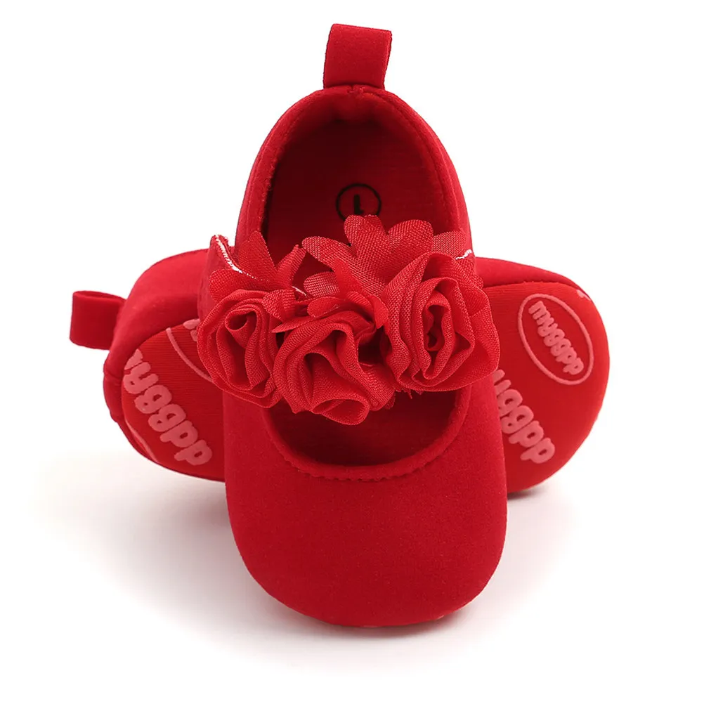 1 пара танцевальных туфель для девочек с мягкой подошвой, 13 см, красные, легкие, дышащие, на шнуровке, для балета