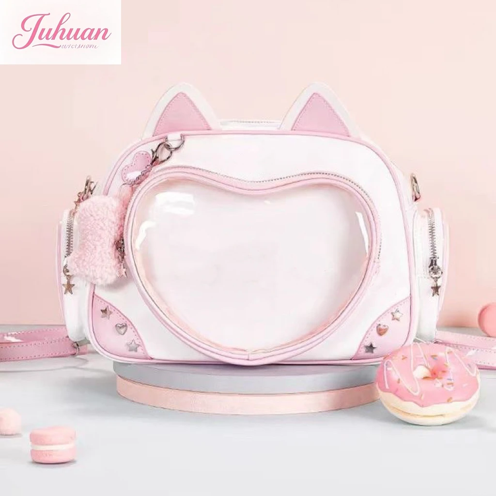 

Y2k Millennium Spice Girl Love Cat Ear Lolita Lta Bag Женский новый повседневный универсальный маленький рюкзак для еды Сумка через плечо для женщин