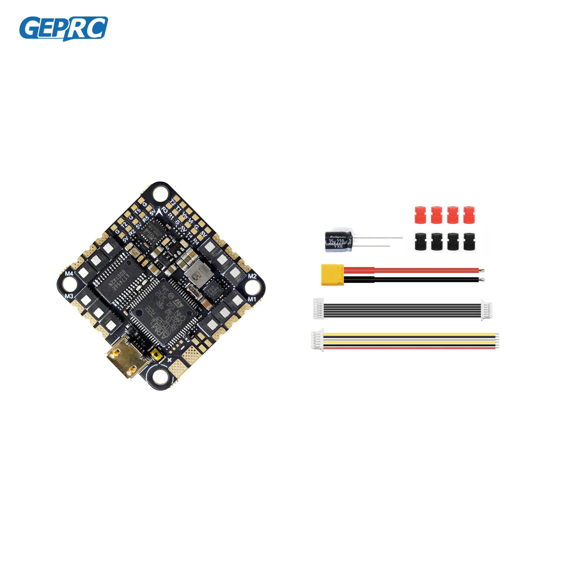 GEPRC GEP-F7-45A V2 AIO  F722 Flight Controller BLHELIS 45A 4in1 ESC 2-6S 25.5X25.5mm for RC FPV Cinewhoop Ducted Drones