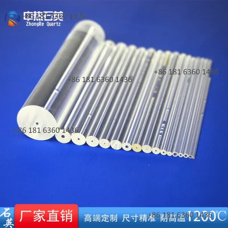 Quartz Capillary Glass Tube ID 0.07 0.1 0.2 0.3 0.5 1mm Micro Hollow Silica Fiber Tubing