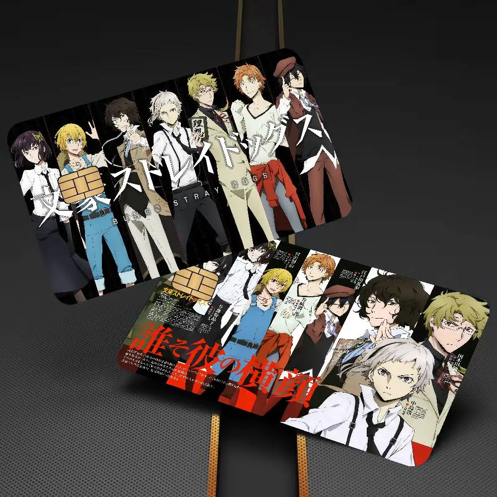 Anime Mystery B-Bungo Stray Dogs Anime Young Creidt Card Debit Card Sticker Film Case Front Tape for Small Big Chip No Chip