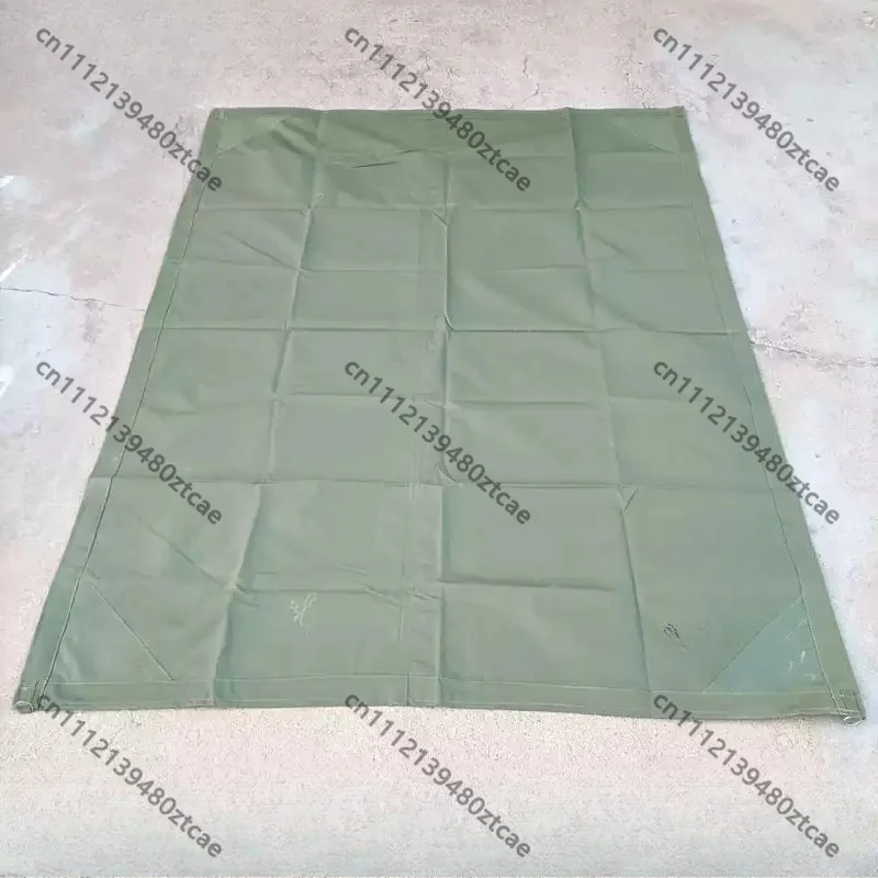2×1.5m Thick Canvas Tarpaulin, Rainproof Sun‑Shade Dust‑Proof Multi‑Purpose Cover Cloth For Outdoor Shelter Ground Mat Use