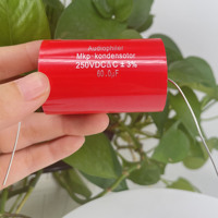 2PCS Audiophiler Axial MKP Capacitor 60uf 250V DC ±3% Test And Matched HIFI Frequency Dividing Audio Capacitance