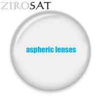 ZIROSAT 1,56 1,61 1,67 1,74 lentes graduadas de resina asféricas CR-39 lentes ópticas para miopía e hipermetropía
