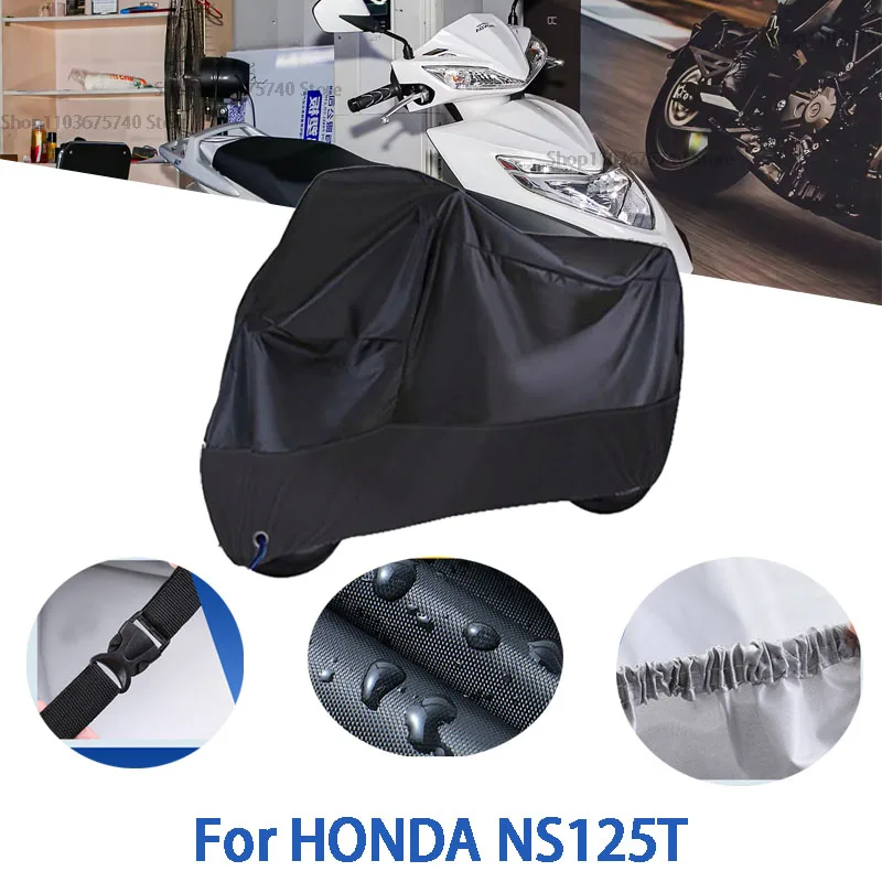 

Motorcycle Full Covers For HONDA NS125T Car Outdoors Sun Protection Dust No Ear Thickened Oxford Clothcover Accessories