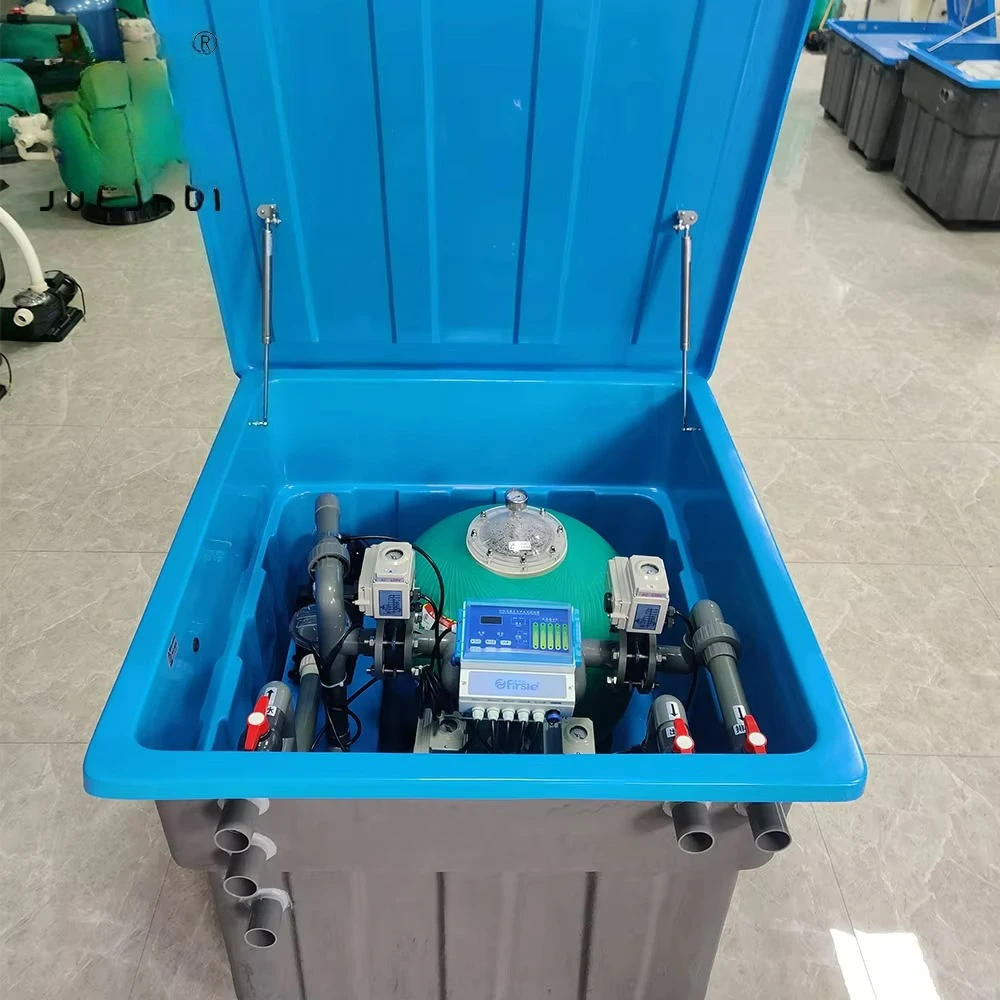 Hot Selling Quality Premium Fiberglass Swimming Pool Filtration System Portable In-Ground with Pump