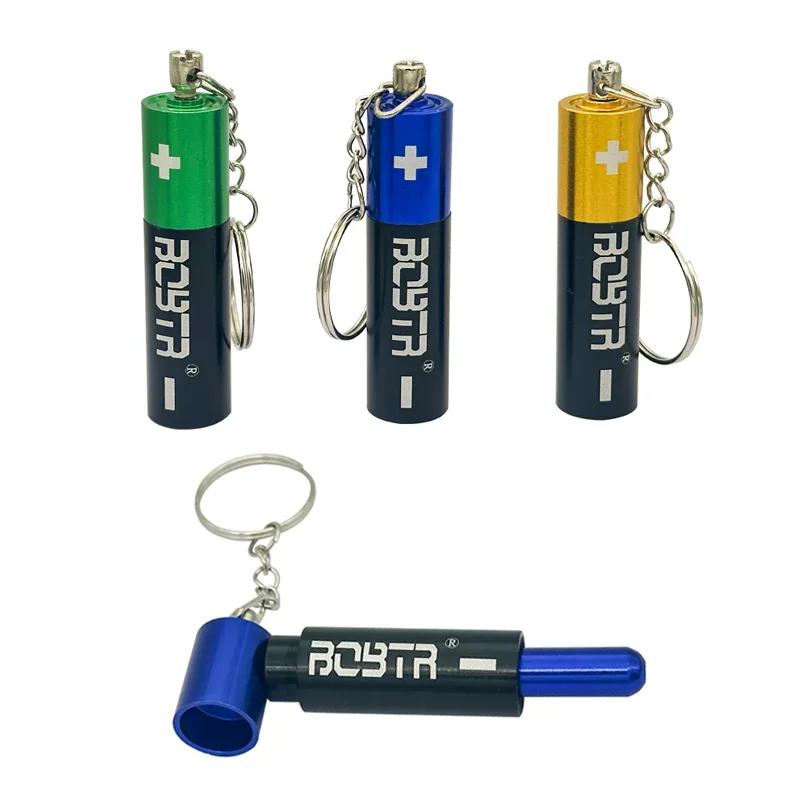 Battery Shaped Keychain Style Pendant Smoking Accessories Can Be Used As Gifts for Boys