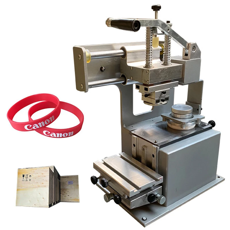 Manual Ink Pad Printing Machine Compact Ink Pad Printing Machine Toy & Stationery Logo Printing Screen Printing Machine