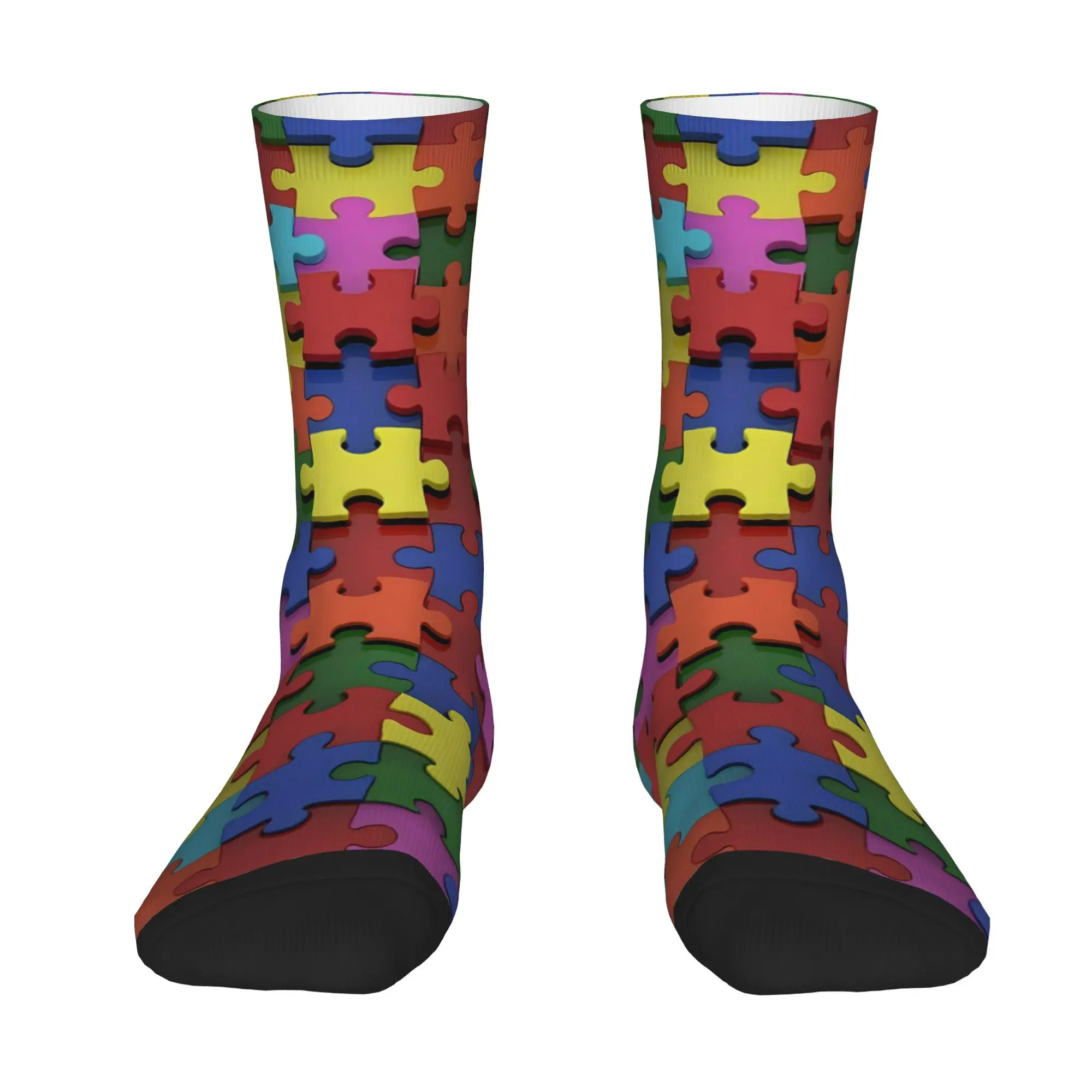 Funny Sock  Swirl stripe color block print1 Hip Hop Seamless Pattern Printed Men Socks Novelty Men's Socks
