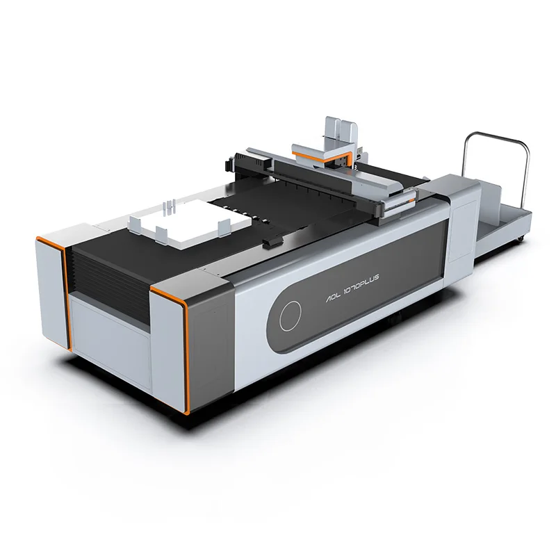 AOL CNC Automatic Knife Paper Box Cardboard Digital Flatbed Cutter Sticker Cut Plotter Machine Price