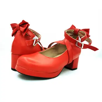 12 best sales Lolita red shoes - №2