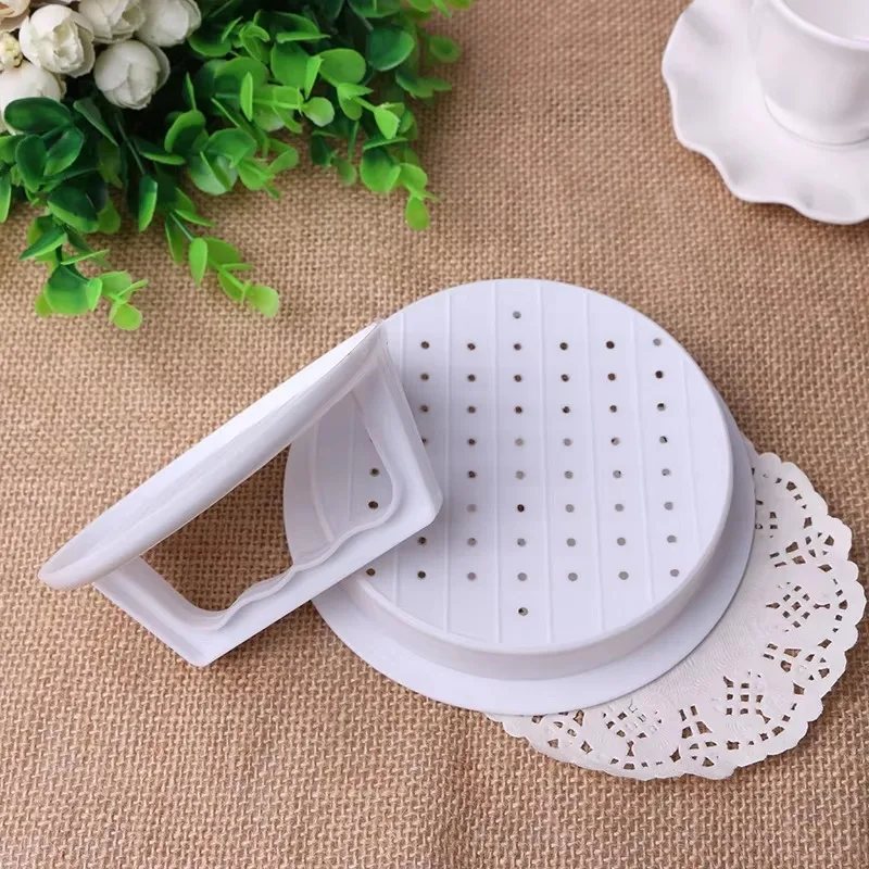 1PC Stuffed Hamburger Press, Plastic Burger Maker Mould for Grill & BBQ, Meat Patty Press Kitchen Tool