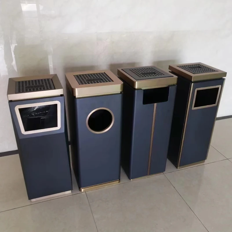 

Creative stainless steel smoke extinguishing storage bucket Hotel lobby Elevator entrance Office building Company corridor