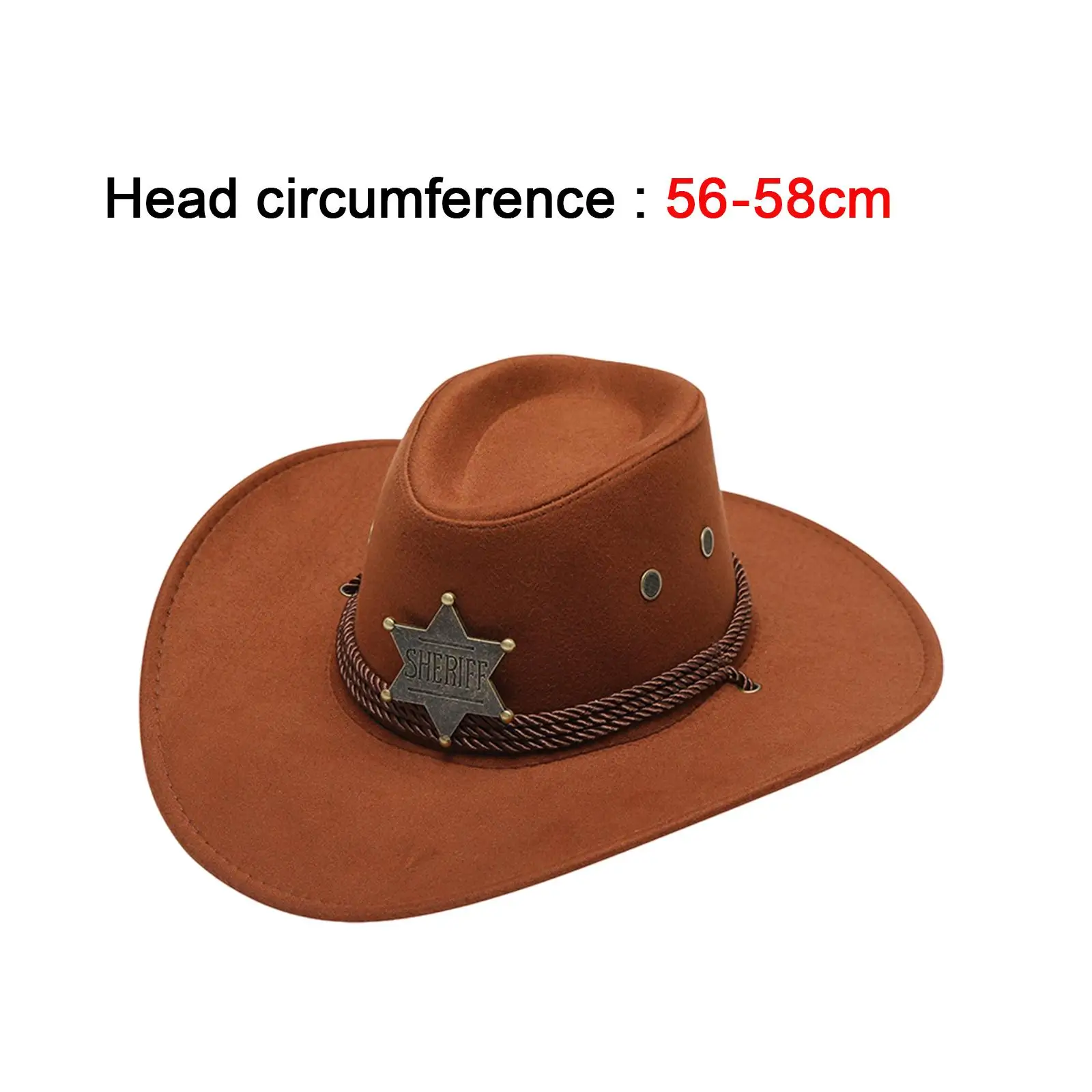 Western Cowboyhoed Dames Sombrero met verstelbare kinband Zomer buitenhoed