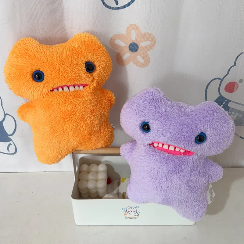 22 cm große Zähne, lustige hässliche Monster-Plüschpuppe, süße Zahn-Monster-Puppe, trendige Spielpuppe, Geschenk zum Sammeln