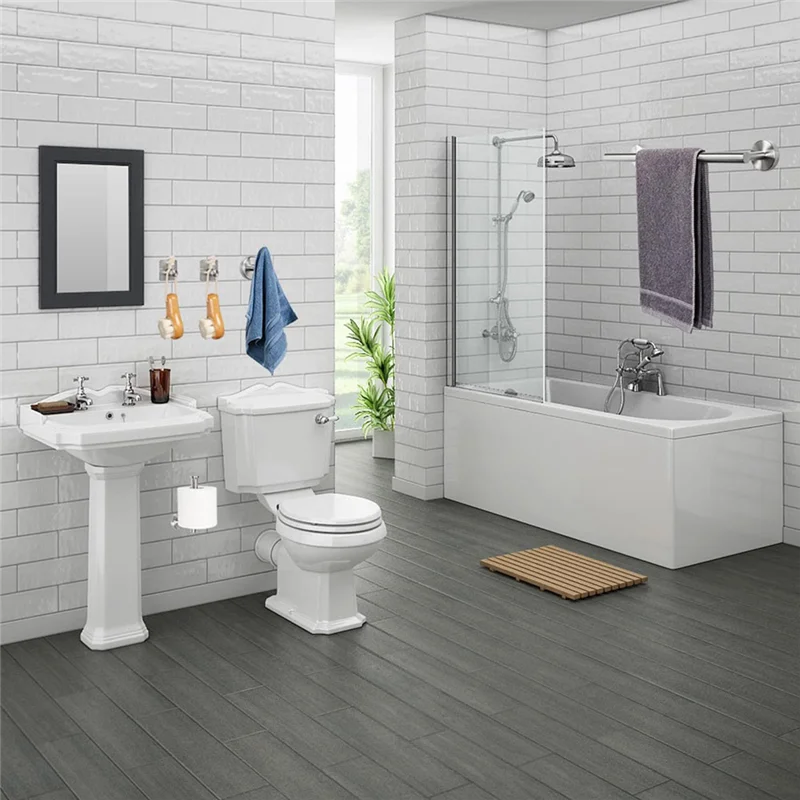 ABNO-Bathroom Hardware Set 5-Piece Toilet Tissue Rack And Towel Ring Set Bathroom Towel Bar Set