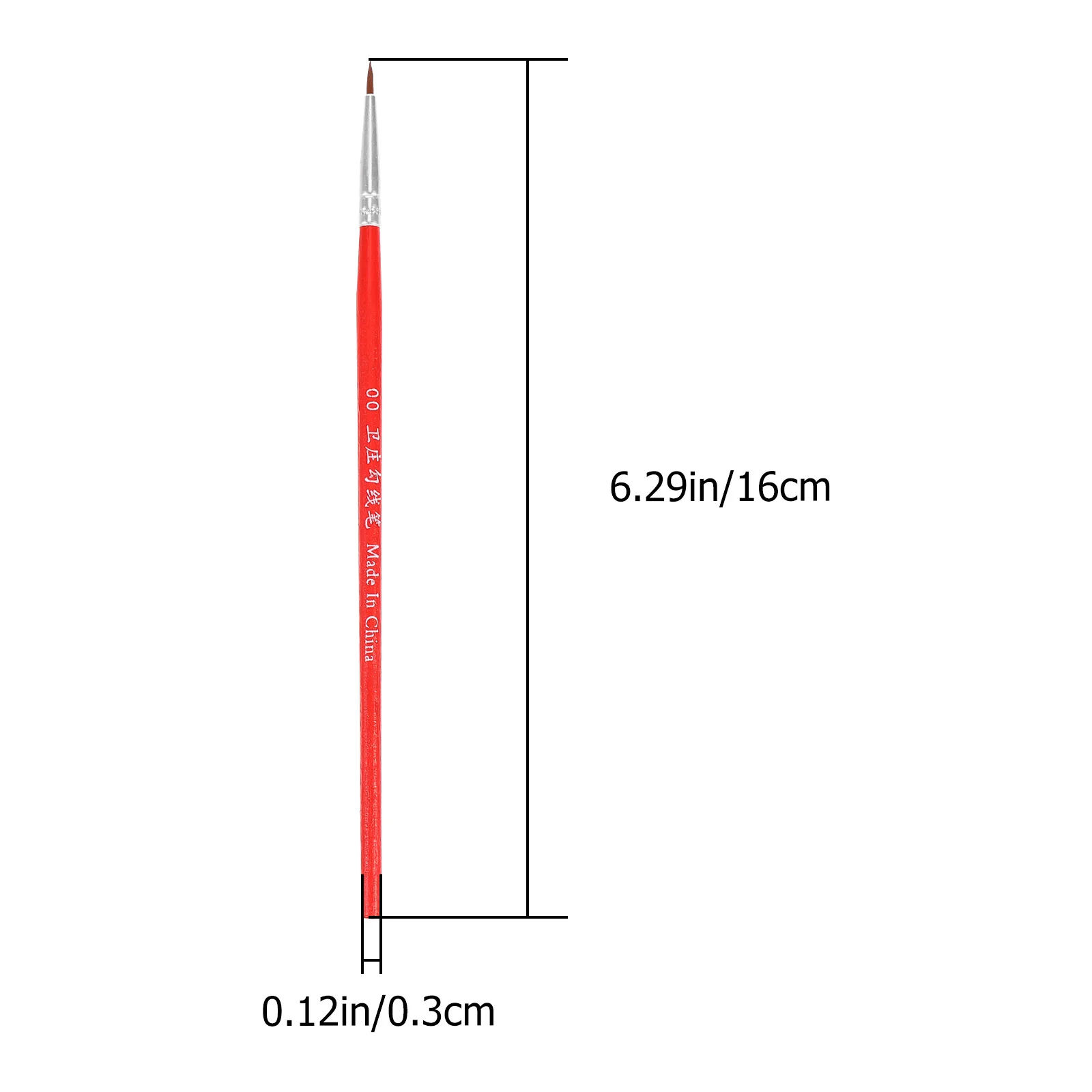 100本入り油絵筆 ナイロン毛 ディテールペイントブラシセット アクリル水彩ネイルアート用 細筆 クラフトブラシ