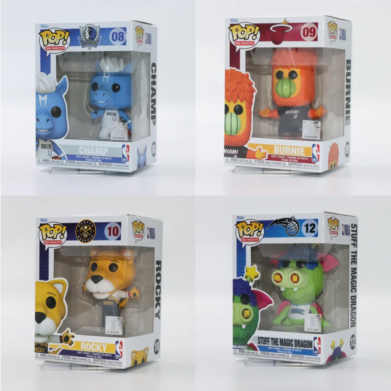 Funko Pop NBA Mavericks Heat Nuggets Magic Grizzlies Mascot Figura coleccionable de vinilo de edición limitada - Recuerdo para fanáticos del baloncesto