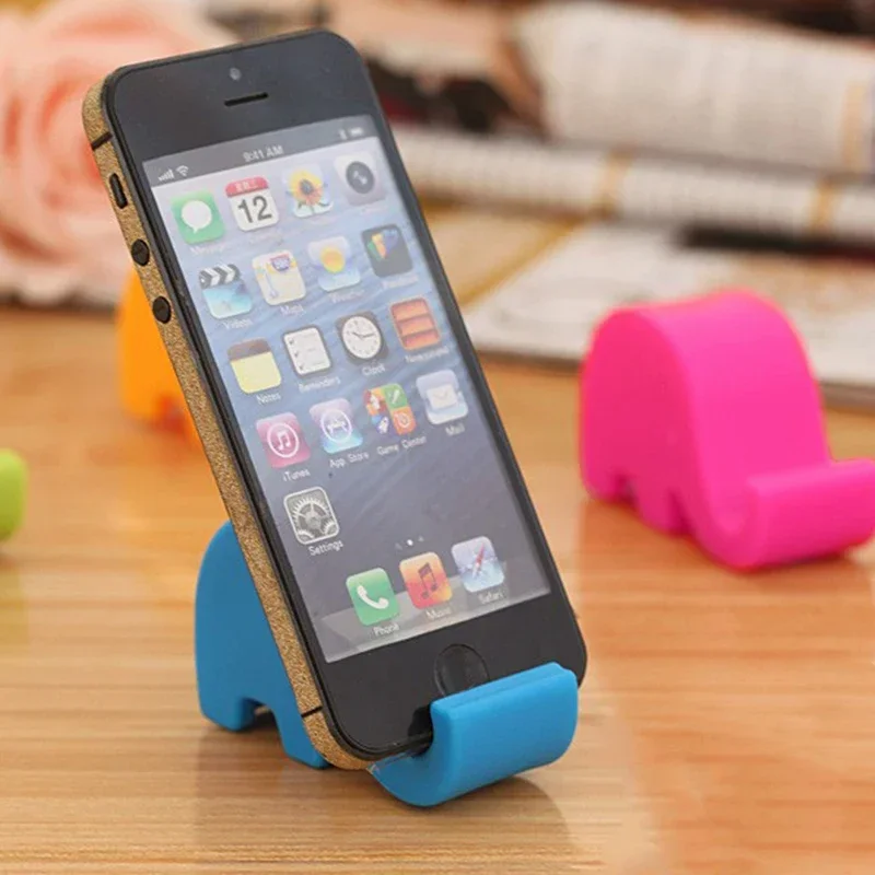 Lazy Phone Holder Elephant Stand Bracket Accessories Desk Elephant Cell Phone Stand For Iphone Samsung Xiaomi Huawei Phone