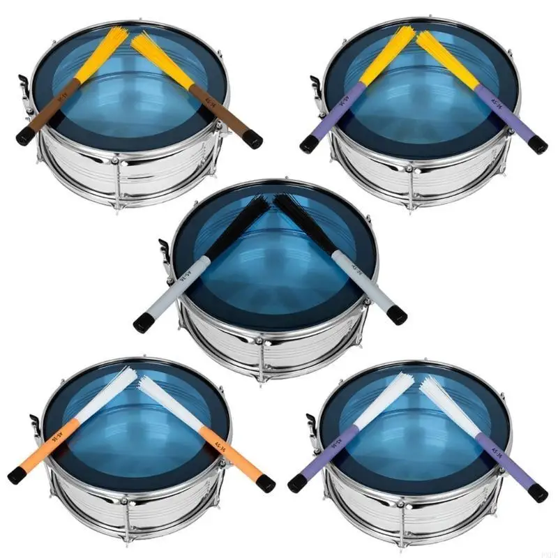 PXPF 1PAIR Нейлоновые барабанные палочки кисти мульти-родные пачки.