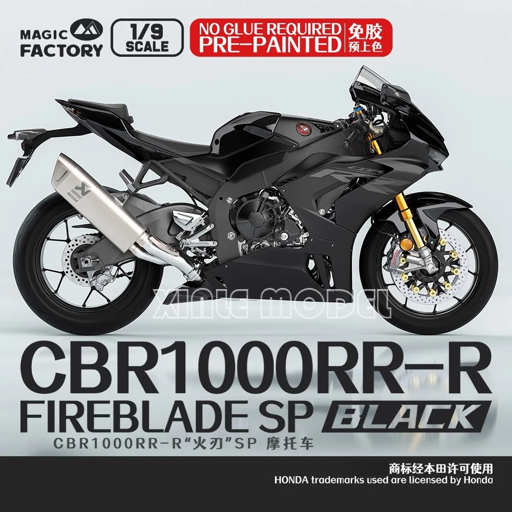 

Magic Factory Plastic Assembled Model Kit 1405 CBR1000RR-R Fireblade SP Motorcycle Carbon Black 1/9