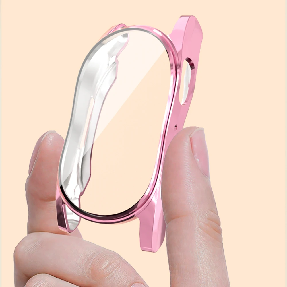 حافظة من البولي يوريثان لساعة سامسونج جالاكسي 7 44 مللي متر 40 مللي متر تغطية كاملة ممتص للصدمات حافظة حماية ناعمة لملحقات جالاكسي Watch7