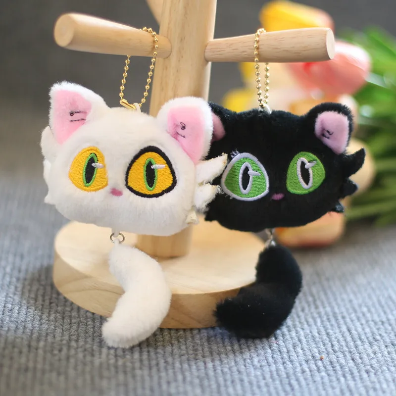 Plush Doll Cute Kitten Keychain Minister Creative Peripheral Pendant Personalized School Bag Pendant Ornament