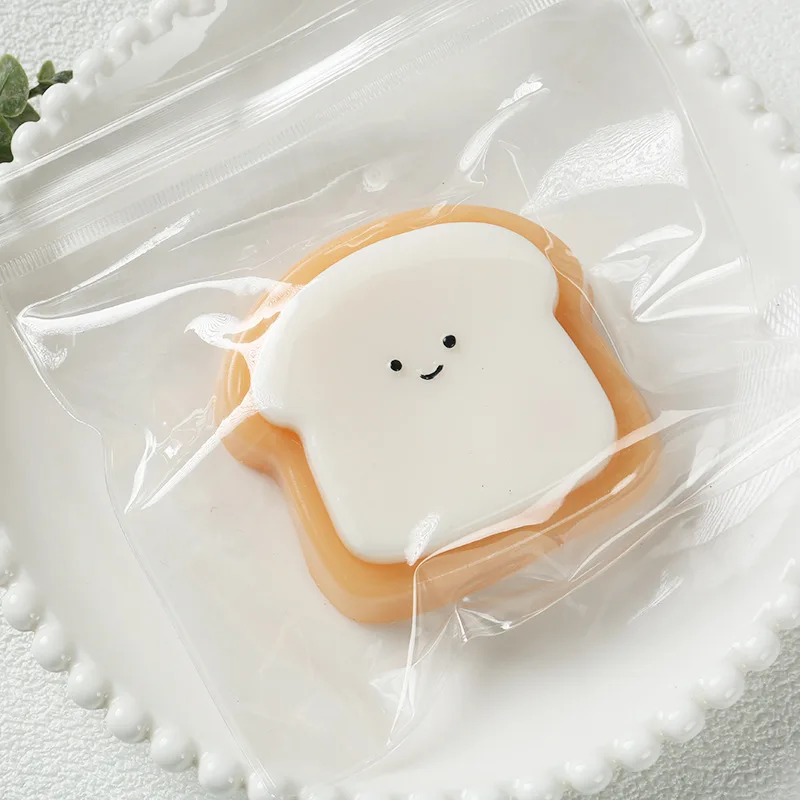 Taba Squishy Kawaii mignon pain pincement Toast Mochi presser rebond lent croûte de pain fille cadeau d'anniversaire Fidgeting doux jouets collants