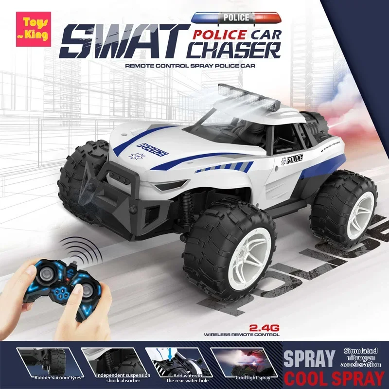 

1/16 RC Spray High-Speed Car Off-Road Vehicle Competition Charging Wireless Remote Control Machine With Searchlight Toys for Kid