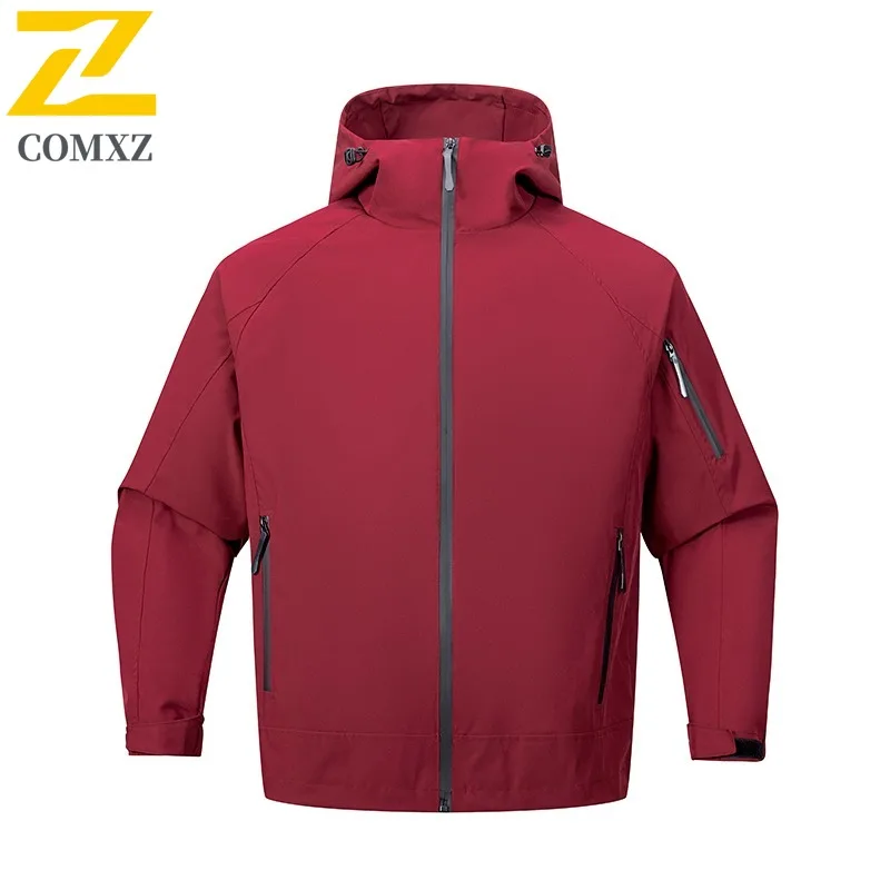 

COMXZ Breathable Chaqueta Solid Color Classic Minimalist Fashion Motocross Travel Men'S Biker Jacket High Quality Adventure Coat