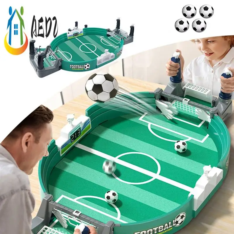 

AED2-Soccer Table For Family Party Football Board Game Desktop Interactive Soccer Toys Kids Boys Sport Portable Game Gift