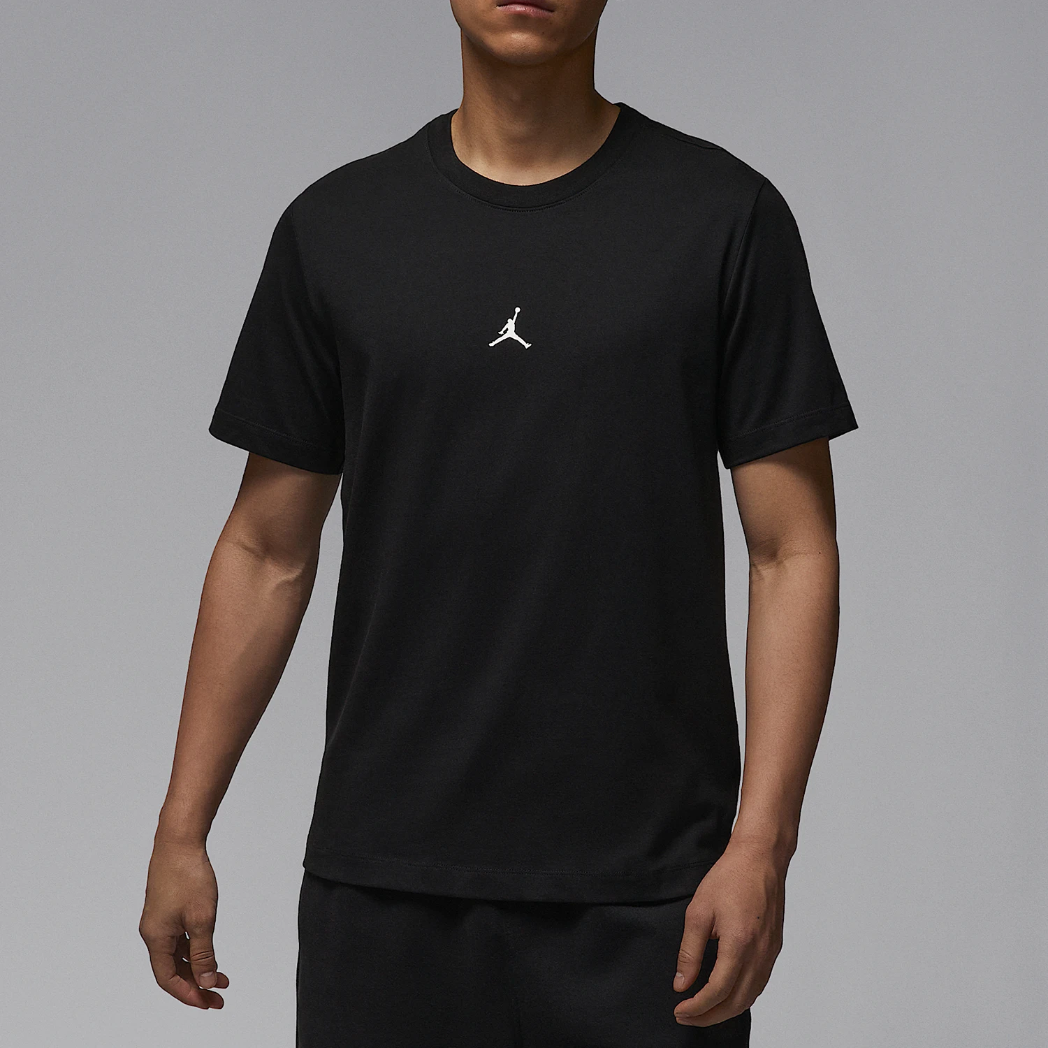 

Оригинальная мужская минималистичная футболка Nike Jordan с круглым вырезом IB7521-010