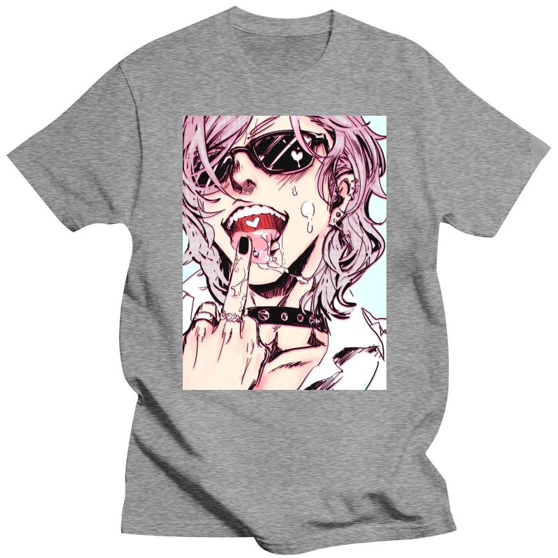 Yarichin B Club Yaoi Anime Stickers Essential T Shirt Men Ofertas Tshirt Cotton Casual Anime Men Tee Streetwear Harajuku