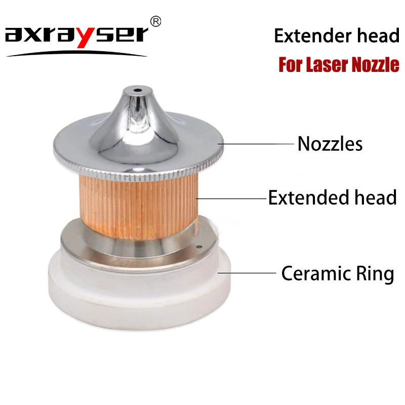 Laser Nozzles Extended Conversion Parts M11 Laser Consumabels Nozzles Combination Adaptors for PRECITEC WSX Laser Cutting Heads